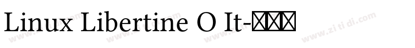 Linux Libertine O It字体转换
